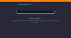 Desktop Screenshot of orsypforum.com